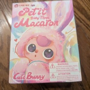 Baby Three Macaron Cute Bunny Plush – Pink